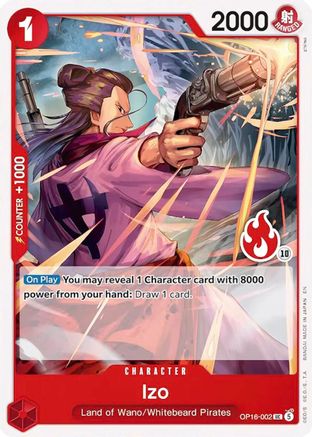 Izo (Ace Deck) (OP16-002) - Set Sail Deck Set