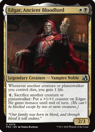 Edgar, Ancient Bloodlord (FRA-270) - Reality Fracture Foil