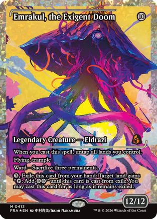 Emrakul, the Exigent Doom (Showcase) (Fracture Foil) (FRA-413) - Reality Fracture