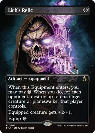 Lich's Relic (Borderless) (FRA-365) - Reality Fracture
