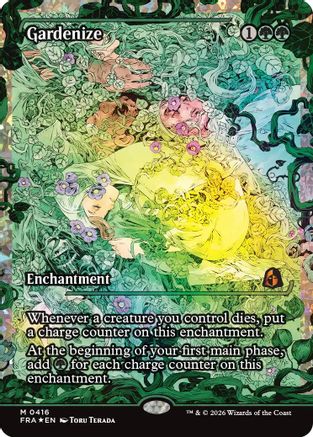 Gardenize (Showcase) (Fracture Foil) (0416) (FRA-416) - Reality Fracture Foil
