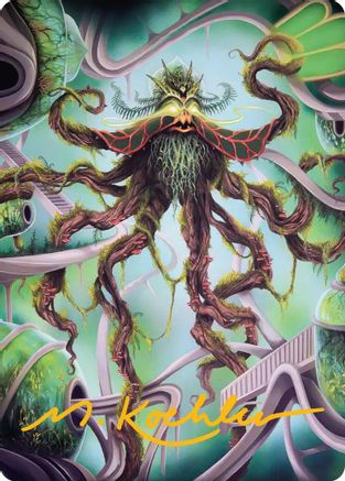 Verdant Kraken Art Card (Gold-Stamped Signature) (ASFRA-053) - Art Series: Reality Fracture