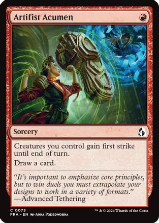 Artifist Acumen (FRA-073) - Reality Fracture
