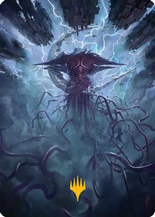 Emrakul, the Exigent Doom Art Card (Gold-Stamped) (ASFRA-001) - Art Series: Reality Fracture