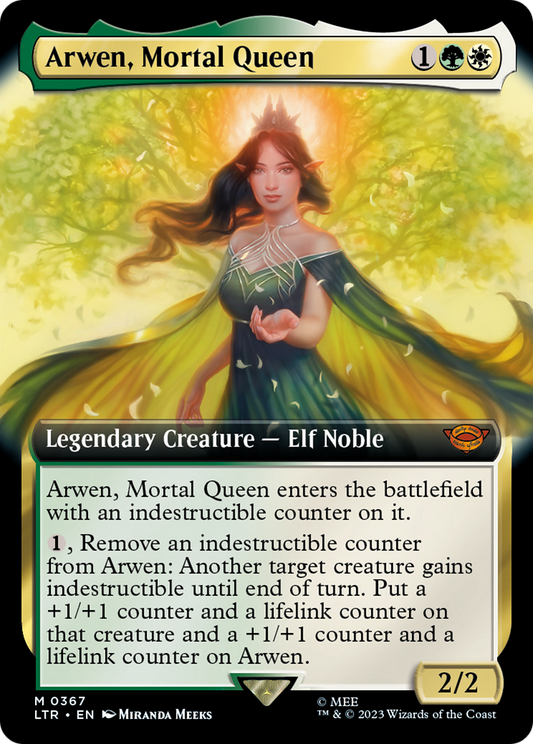 Arwen, Mortal Queen (Extended Art) (LTR-367) - The Lord of the Rings: Tales of Middle-earth: (Extended Art)