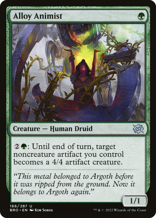 Alloy Animist (BRO-166) - The Brothers' War Foil