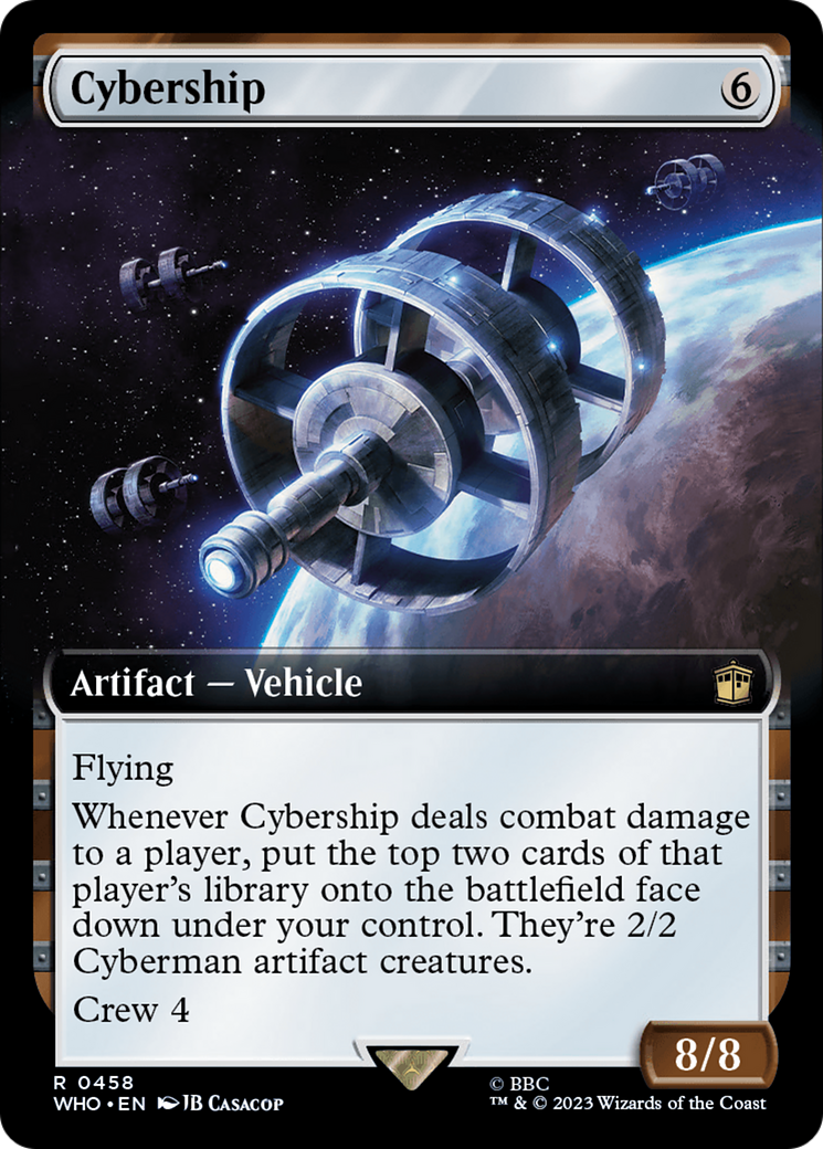 Cybership (Extended Art) (WHO-458) - Doctor Who: (Extended Art)