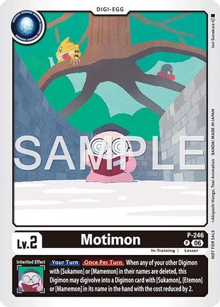 Motimon (Official Store Tournament 2026 Vol. 4 Participant) (P-246) - Digimon Promotion Cards