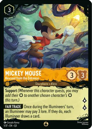 Mickey Mouse - Rescued from the Entrance (1/37) - Illumineers Quest The Great Hunny Rescue