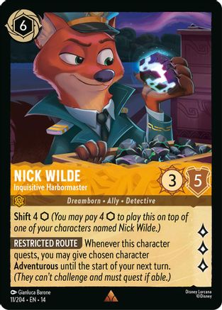 Nick Wilde - Inquisitive Harbormaster (11/204) - Hyperia City