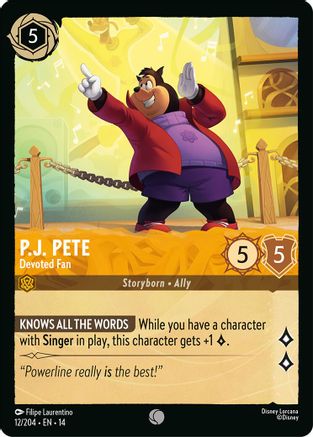 P.J. Pete - Devoted Fan (12/204) - Hyperia City Cold Foil