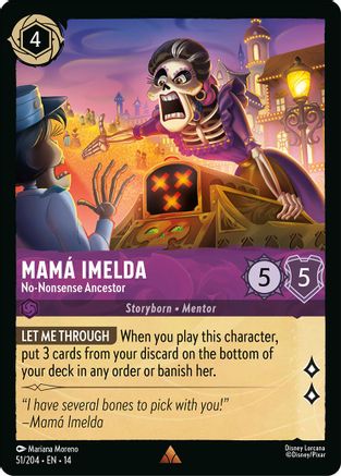 Mama Imelda - No-Nonsense Ancestor (51/204) - Hyperia City Cold Foil