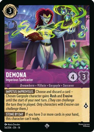 Demona - Imperious Spellcaster (56/204) - Hyperia City Cold Foil