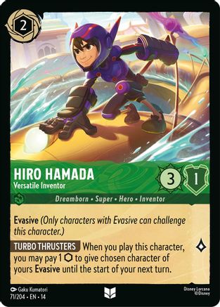 Hiro Hamada - Versatile Inventor (71/204) - Hyperia City Cold Foil