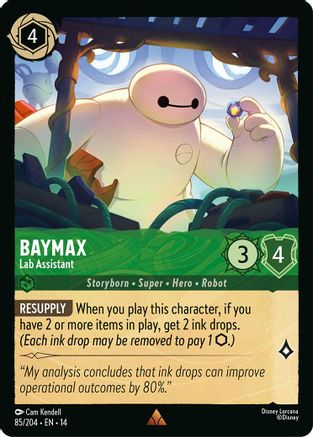 Baymax - Lab Assistant (85/204) - Hyperia City Cold Foil