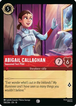 Abigail Callaghan - Seasoned Test Pilot (108/204) - Hyperia City