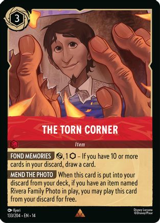 The Torn Corner (133/204) - Hyperia City Cold Foil