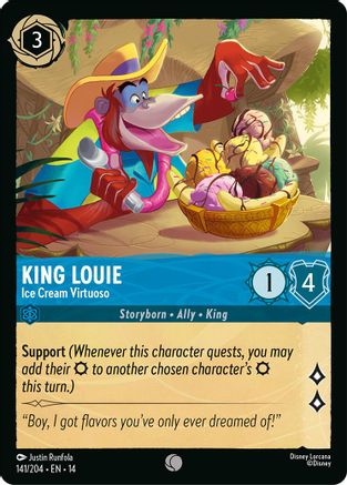 King Louie - Ice Cream Virtuoso (141/204) - Hyperia City Cold Foil