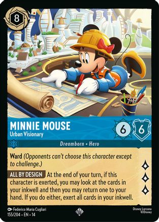 Minnie Mouse - Urban Visionary (155/204) - Hyperia City