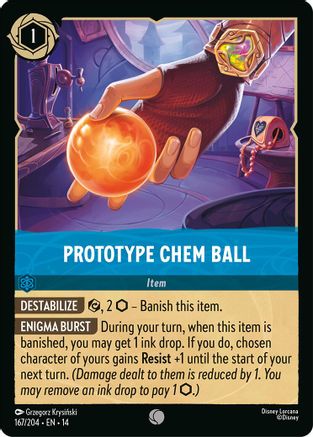 Prototype Chem Ball (167/204) - Hyperia City Cold Foil