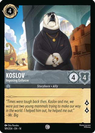 Koslov - Imposing Enforcer (189/204) - Hyperia City Cold Foil