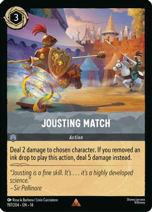 Jousting Match (197/204) - Hyperia City Cold Foil