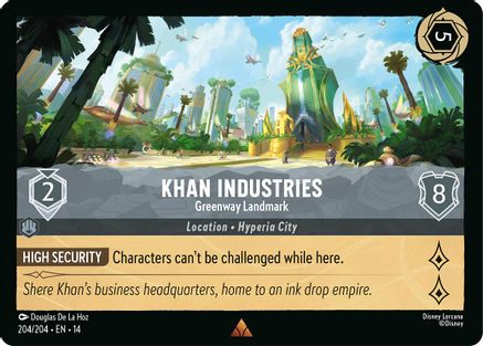 Khan Industries - Greenway Landmark (204/204) - Hyperia City Cold Foil