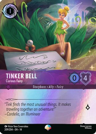 Tinker Bell - Curious Fairy (Epic) (209/204) - Hyperia City Holofoil