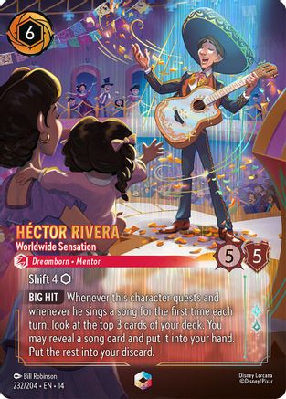 Hector Rivera - Worldwide Sensation (Enchanted) (232/204) - Hyperia City Holofoil