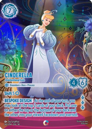 Cinderella - Unintentional Icon (Iconic) (242/204) - Hyperia City Holofoil