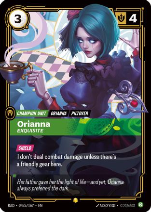 Orianna, Exquisite (Alternate Art) (042a/167) - Radiance Foil