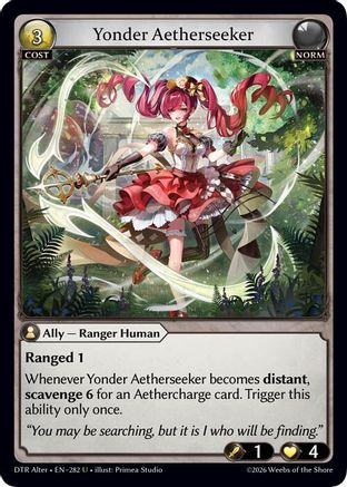 Yonder Aetherseeker (282) - Distorted Reflections Alter Edition Foil