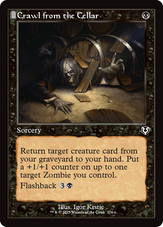 Crawl from the Cellar (INR-376) - Innistrad Remastered: (tombstone)