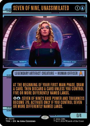 Seven of Nine, Unassimilated (Showcase) (TRK-373) - Star Trek
