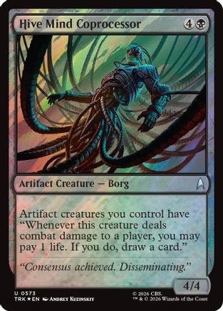 Hive Mind Coprocessor (Surge Foil) (TRK-573) - Star Trek Foil