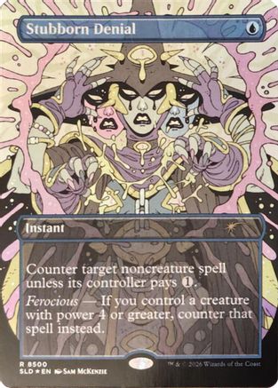 Stubborn Denial (SLD-8500) - Secret Lair Drop Series Foil