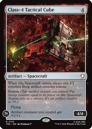 Class-4 Tactical Cube (Surge Foil) (TRC-110) - Commander: Star Trek Foil