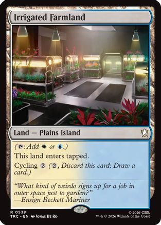 Irrigated Farmland (Surge Foil) (TRC-538) - Commander: Star Trek Foil