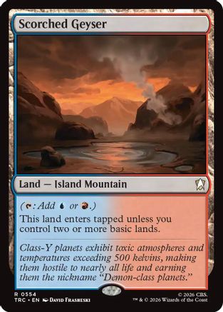 Scorched Geyser (TRC-554) - Commander: Star Trek