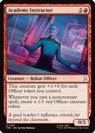 Academy Instructor (TRK-137) - Star Trek Foil