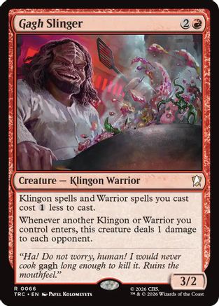 Gagh Slinger (Surge Foil) (TRC-066) - Commander: Star Trek Foil