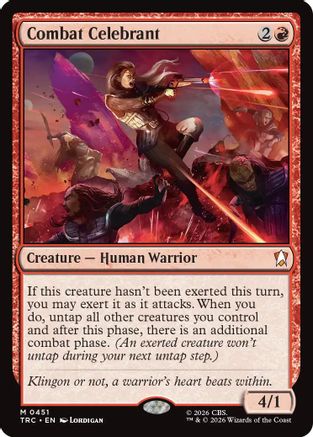 Combat Celebrant (Surge Foil) (TRC-451) - Commander: Star Trek Foil