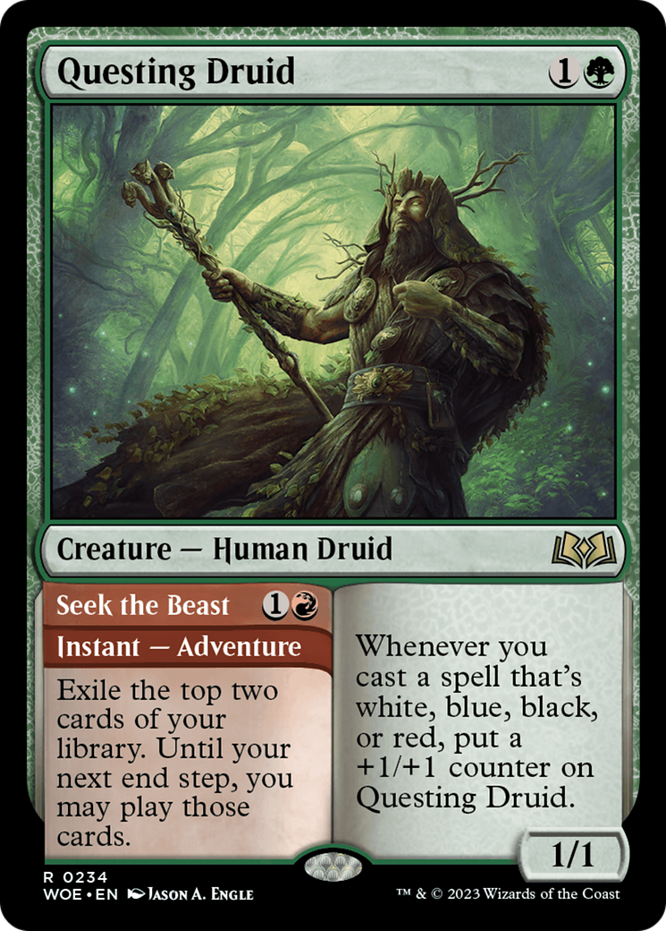 Questing Druid (WOE-234) - Wilds of Eldraine