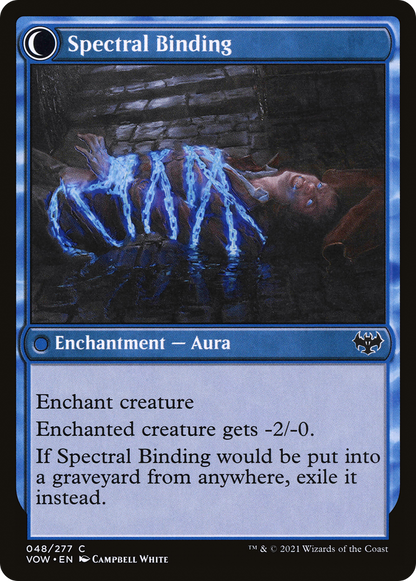 Binding Geist (VOW-048) - Innistrad: Crimson Vow: (Double Faced Transform)