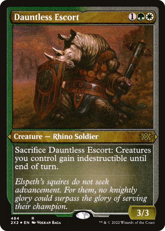 Dauntless Escort (2X2-484) - Double Masters 2022 Foil