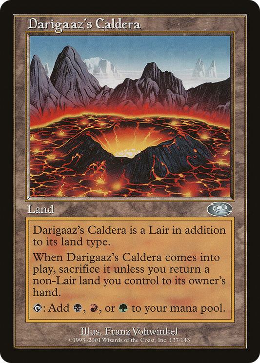 Darigaaz's Caldera (PLS-137) - Planeshift Foil