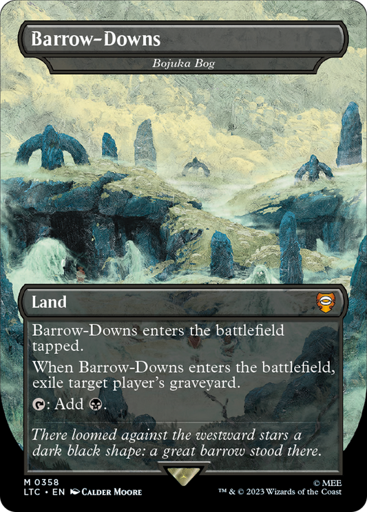 Barrow-Downs - Bojuka Bog (LTC-358) - Tales of Middle-earth Commander / Barrow-Downs (Borderless) Foil