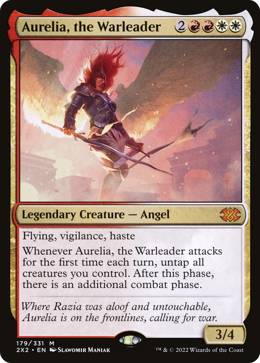 Aurelia, the Warleader (2X2-179) - Double Masters 2022