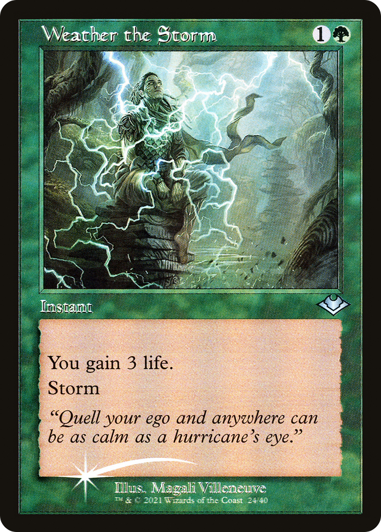Weather the Storm (Retro Frame) (MH1-024) - Modern Horizons 1 Timeshifts Foil