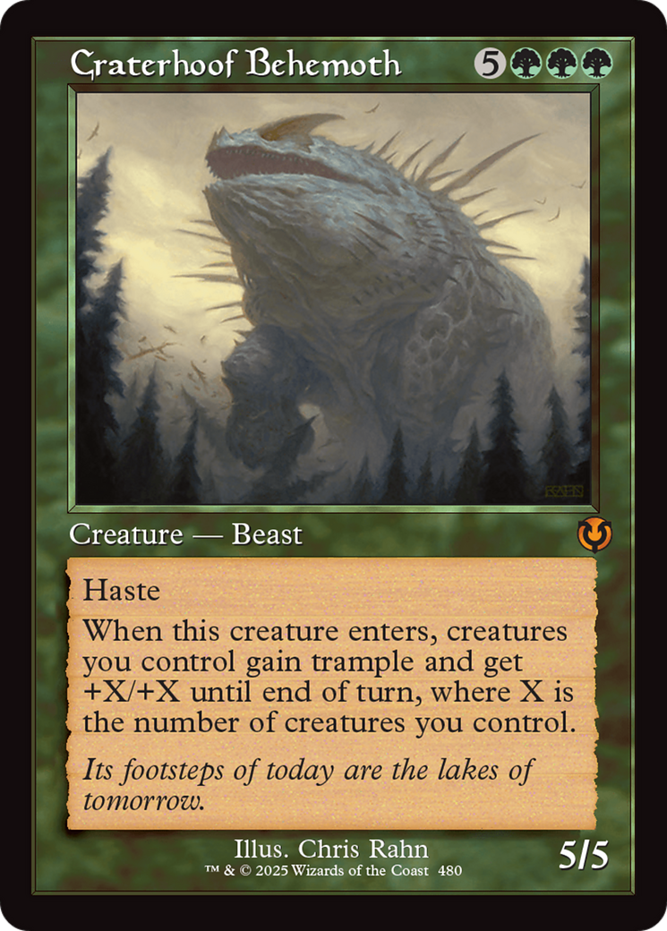 Craterhoof Behemoth (INR-480) - Innistrad Remastered